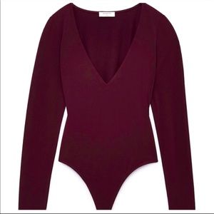 NWOT Aritzia Babaton Perseus Bodysuit Cardamom - small